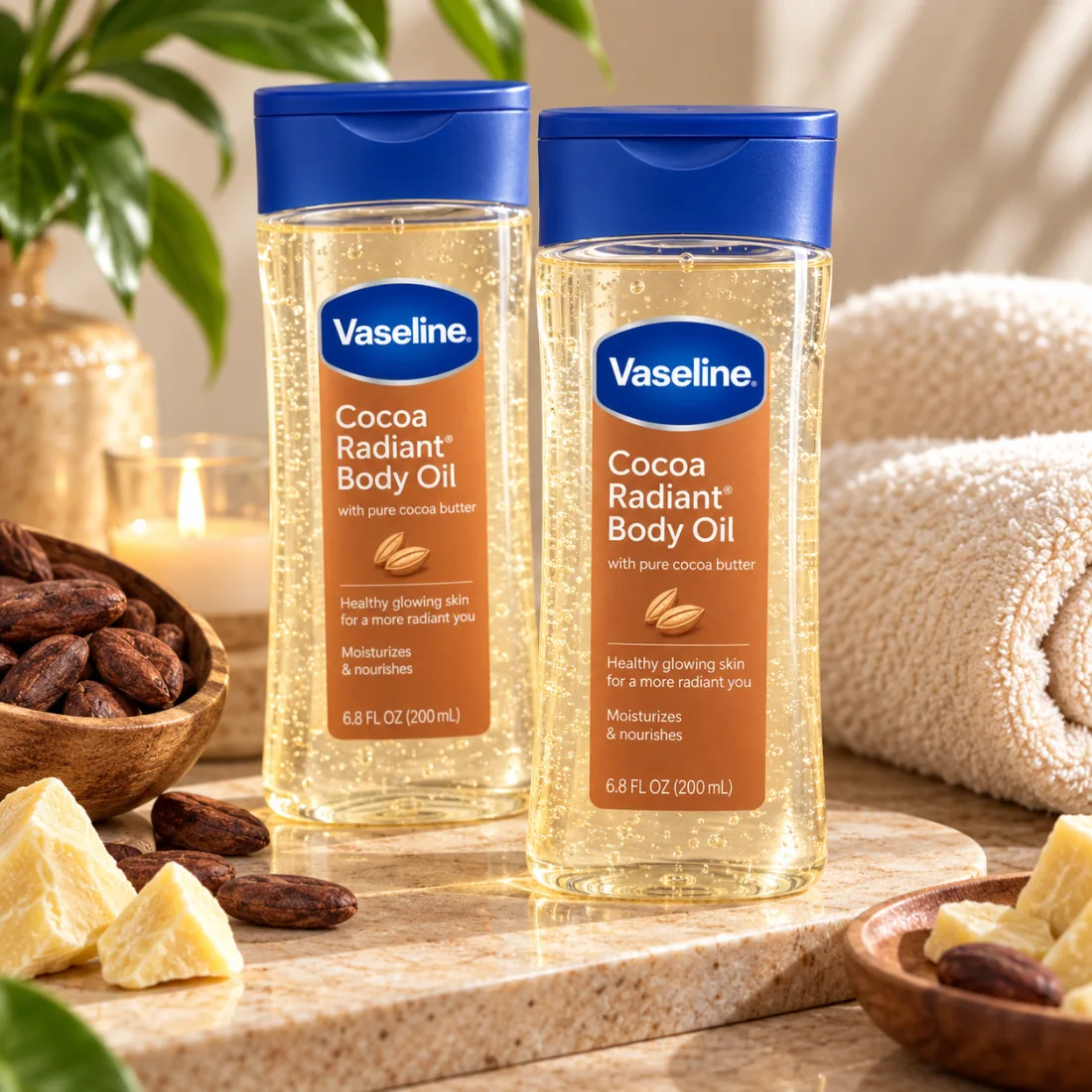 Vaseline Cocoa Radiant Body Oil 200 ml