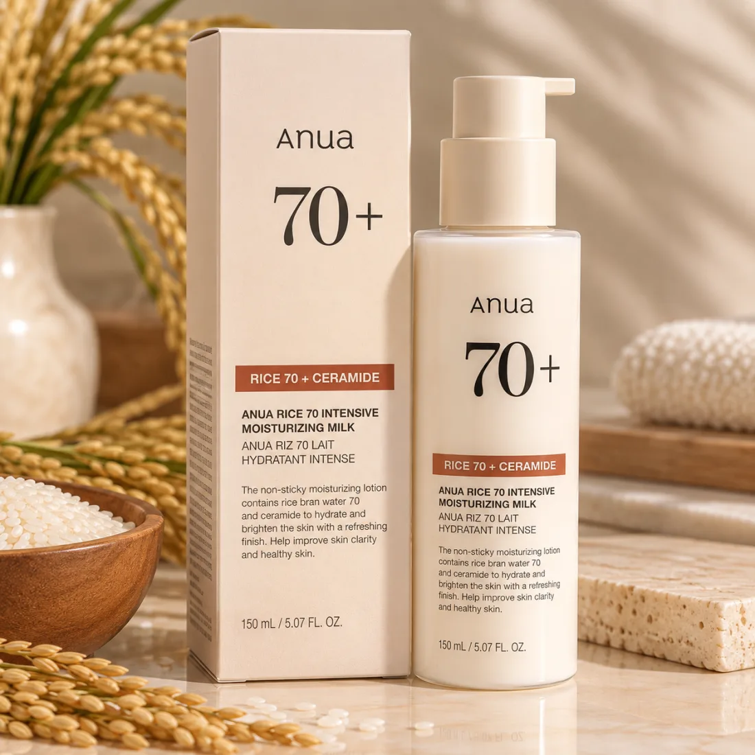 Anua Rice 70 Intensive Moisturizing Milk 150 ml