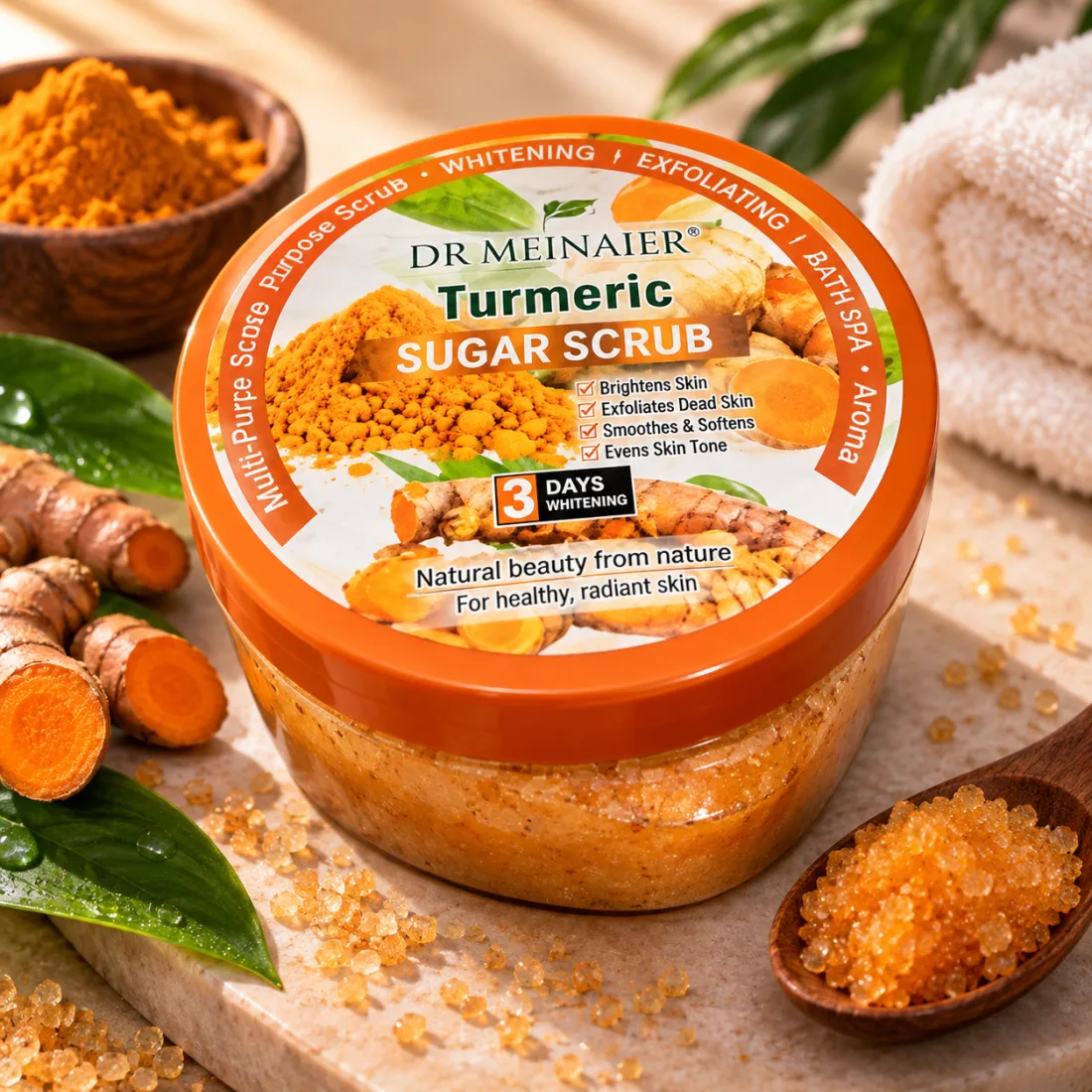 Dr Meinaier Turmeric Sugar Scrub
