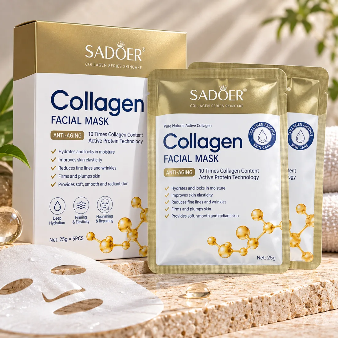 SADOER Collagen Face Treatment Mask