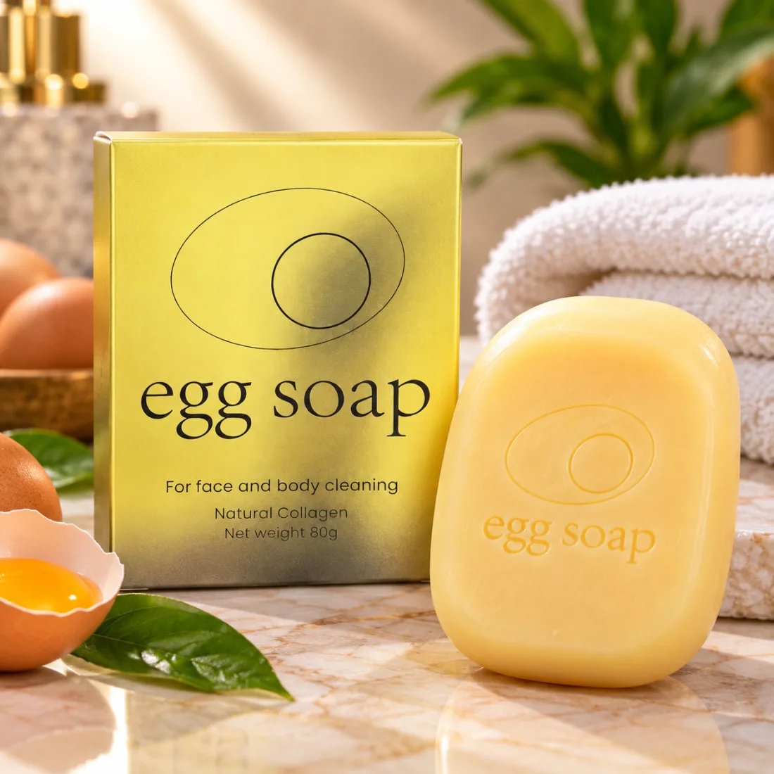 Egg Soap Natural Collagen