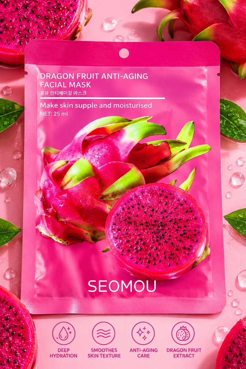 Seomou Dragon Fruit Anti-Aging Face Mask